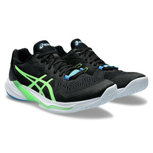 25.5cm@AVbNX@o[{[ V[Y@SKY ELITE FF 2@asics@1051A064@005@BLACK/LIME BURST 15455@kCEEꌧւ̂͂s