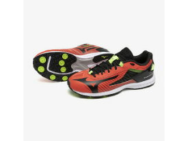 スピードマッハ2　ミズノ　mizuno　ジュニア　ランニングシューズ　K1GC222291　レッド×ブラック　★4900　※北海道・離島・沖縄県へのお届け不可