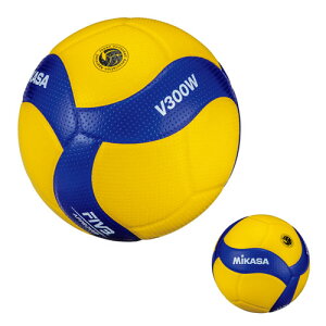 ミカサ　V300W バレーボール 国際公認球 検定球5号　mikasa　V300W　★7800