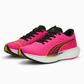 プーマ　ランニングシューズ　ウィメンズ ディヴィエイト ニトロ 2　puma　376855-13（Ravish-Fresh Pear） ★18000