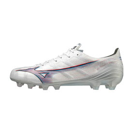 ミズノ　サッカースパイク　ミズノアルファ ELITE　mizuno　サッカー／フットボール　シューズ　P1GA236209　ホワイト　★18500★　23SS