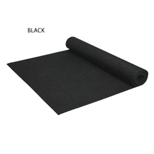 ハタ ヨガマット トレーニング用品 hatas ヨガマット ブラック 4mm ヨガ・ピラティス・ストレッチ YKB350 ★2700