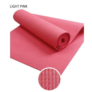 ハタ ヨガマット トレーニング用品 hatas ヨガマット エコ 6mm ライトピンク(ロングタイプ/182cm) YK660P ★4200 ※北海道へのお届け不可