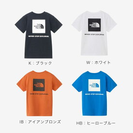 送料無料 ザ・ノース・フェイス ショートスリーブバックスクエアロゴティー（キッズ） THE NORTH FACE 半袖 ジュニアTシャツ NTJ32538 ★4000 25SS メール便配送