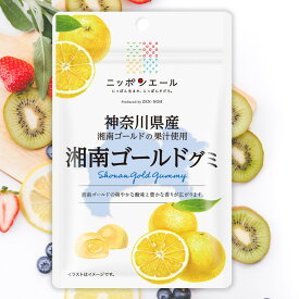 全農 ニッポンエール 神奈川県産湘南ゴールドグミ 柑橘 オレンジ みかん ご当地グミ お菓子 フルーツグミ 果実グミ グルメ 名産 お土産 おみやげ