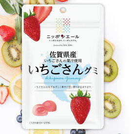 全農 ニッポンエール 佐賀県産いちごさんグミ いちご　苺 ご当地グミ お菓子 フルーツグミ 果実グミ グルメ 名産 お土産 おみやげ