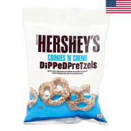 ハーシー ディップドプレッツェル クッキー＆クリーム 120g Hershey's Dipped Pretzels スナック ハワイ…