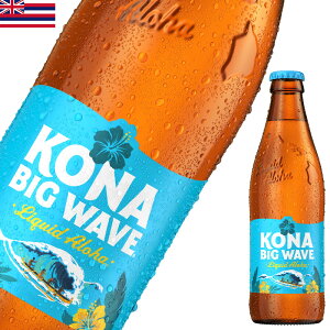 Kona Beer BIGWAVE 355ml×6�r�Z�b�g �R�i�r�[�� �r�b�O�E�F�[�u �S�[���f���G�[�� �n���C�y�Y �A�� HAWAII 6�{�Z�b�g �C�O �A���H�i
