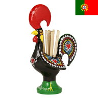 バルセロスの雄鶏 爪楊枝入れ(緑) つまようじ入れ トゥースピック Galo de Barcelos おんどり ニワトリ …