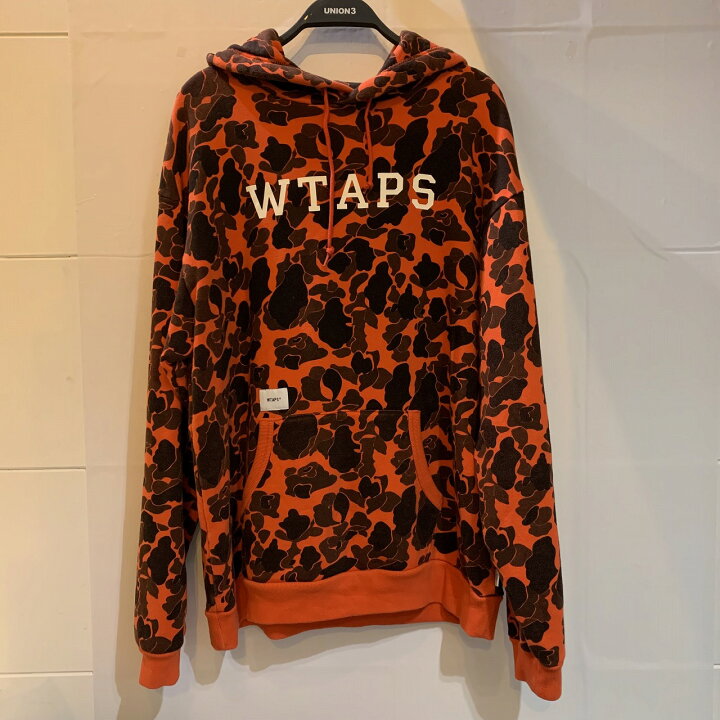 楽天市場】WTAPS 18aw DESIGN HOODED COLLEGE SWEAT SHIRT CAMO サイズ  