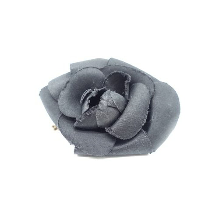 楽天市場】CHANEL BLACK ROSE BROOCH シャネル ブラック ローズ 