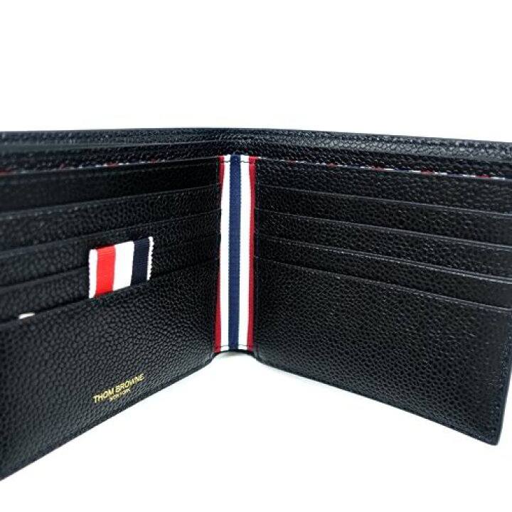楽天市場】THOM BROWNE. BILLFOLD S/TONAL 4BAR STRIPE IN PEBBLE  