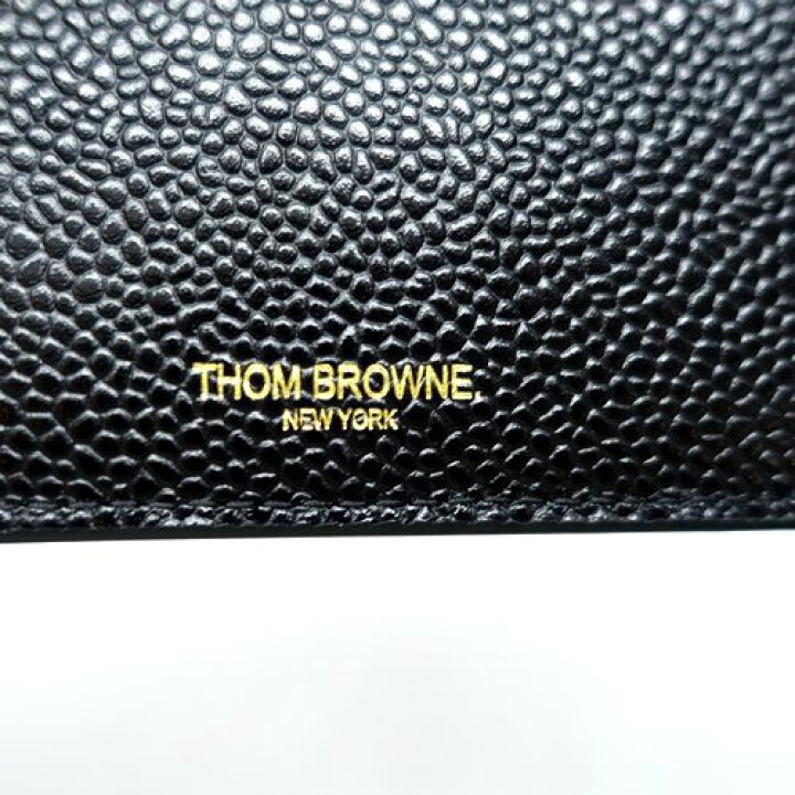 楽天市場】THOM BROWNE. BILLFOLD S/TONAL 4BAR STRIPE IN PEBBLE  
