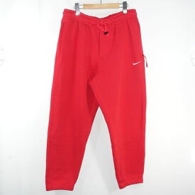 NIKELAB Fleece Pants AV8279-657 SIZE-XL RED ナイキラボ フリース スウェット パンツ レッド 大名店【中古】