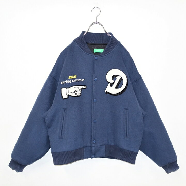 楽天市場】DONCARE 21ss CITY VIEW STUDIUM JACKET NAVY ドンケア 