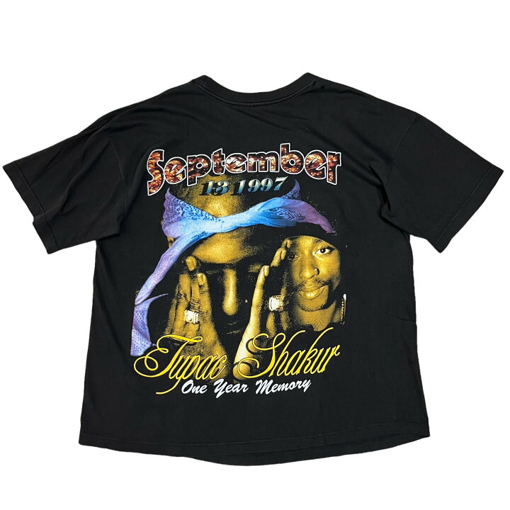 楽天市場】VINTAGE 90s 2PAC MEMORIAL BOOTLEG TEE 2パック トゥー  