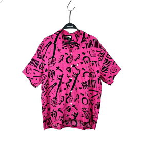 FTC × MIKE GIANT RAYON SHIRT SIZE-M FTC018MGC01 エフティーシー マイクジャイアント レーヨンシャツ 大名店【中古】