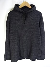 ☆ID DAILY WEAR KNIT PULLOVER HOODIE サイズ3 アイディーデイリーウェア ニット フーディー 大名店【中古】