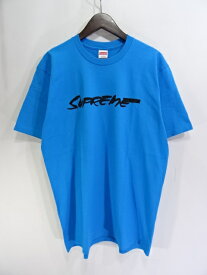 SUPREME 20AW FUTURA LOGO TEE シュプリーム フューチュラ ロゴ Tシャツ L ブルー 大名店【中古】