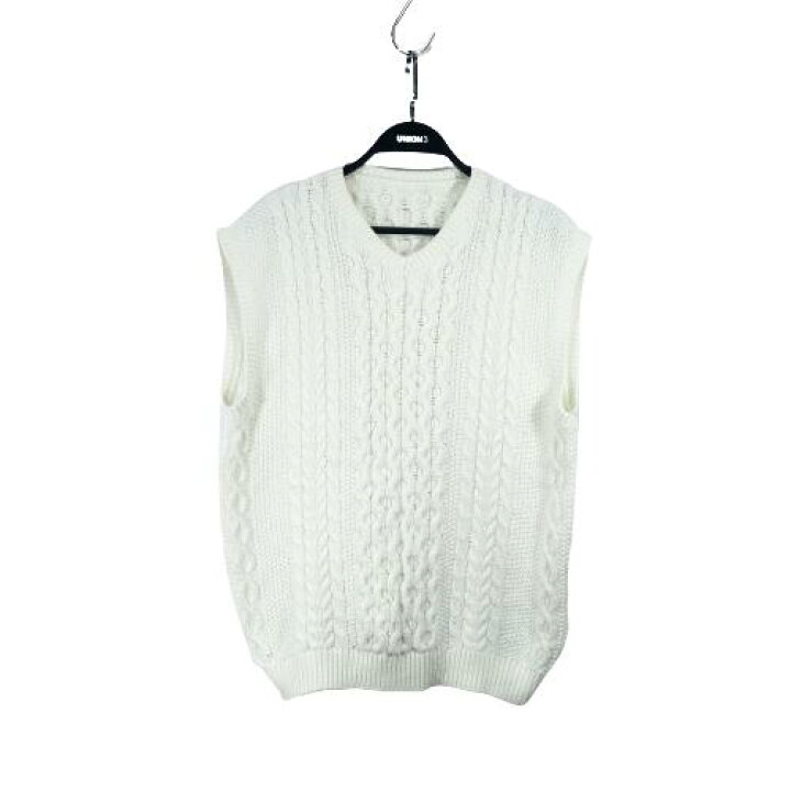 楽天市場】UNIFORM EXPERIMENT 22ss COTTON CABLE KNIT VEST SIZE-2 