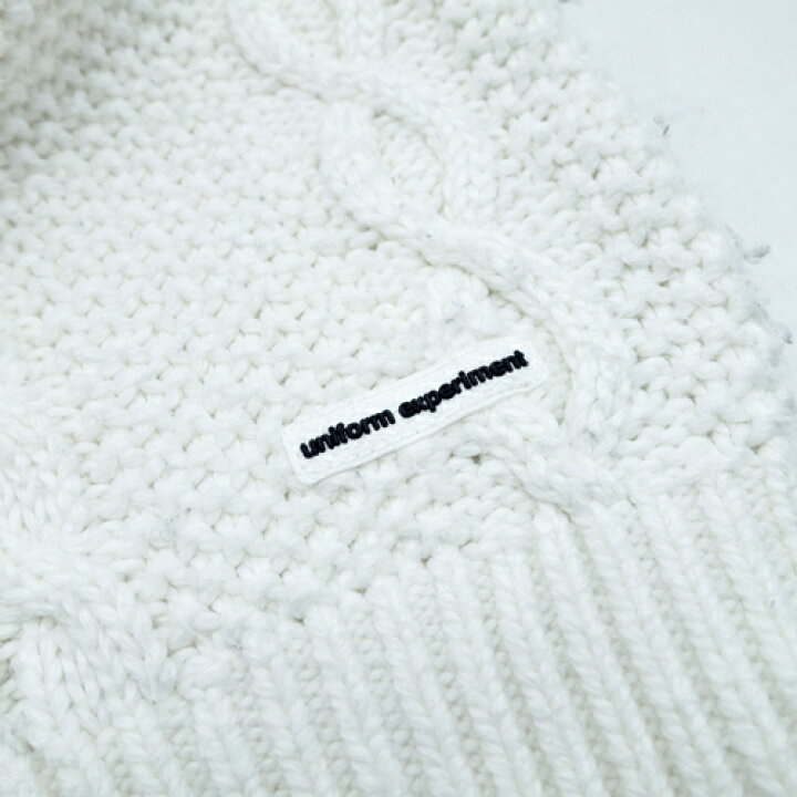 楽天市場】UNIFORM EXPERIMENT 22ss COTTON CABLE KNIT VEST SIZE-2 