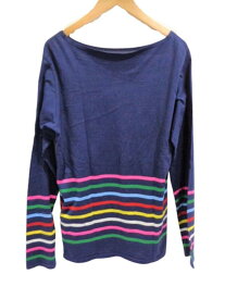 ☆UNIFORM EXPERIMENT COLOR CHART BORDER L/S TEE ユニフォームエクスプリメント カラーチャートボーダー Tシャツ 大名店【中古】