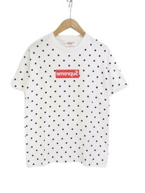 ☆SUPREME 12ss COMME des GARCONS SHIRT DOT BOX LOGO TEE シュプリーム コムでギャルソンシャツ Tシャツ 大名店【中古】