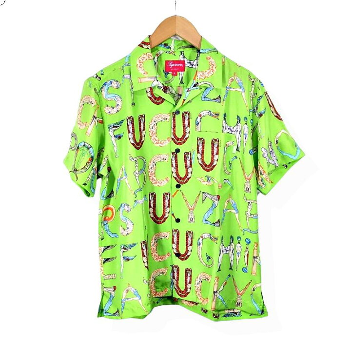 楽天市場】Supreme 18ss Alphabet Silk Shirt シュプリーム 