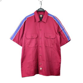 Supreme×Dickies 20ss Stripe S/S Work Shirt シュプリーム ディッキーズ ストライプ ワークシャツ 大名店【中古】