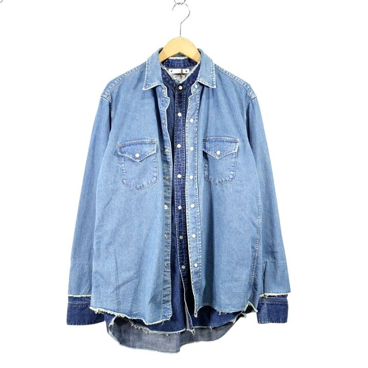 楽天市場】OLD PARK×MINE DENIM 22ss Denim Western Layered Shirt 