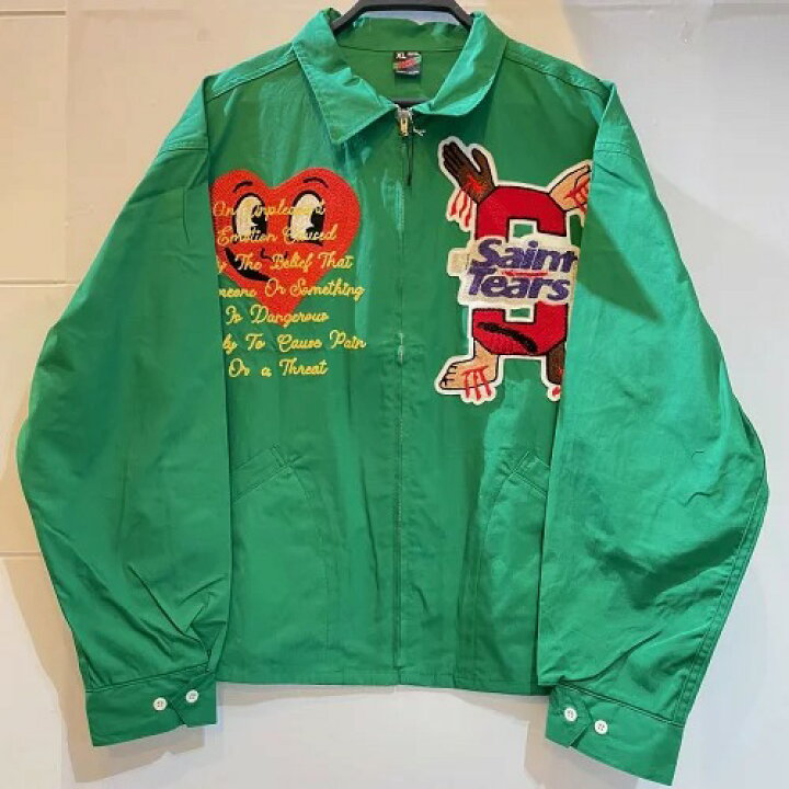 楽天市場】SAINT MICHAEL 22ss DENIM TEARS JACJET XLサイズ グリーン 