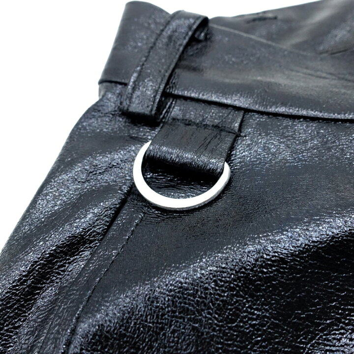 楽天市場】el conductorH 22aw SHINY BLACK BELT ED SHORT 