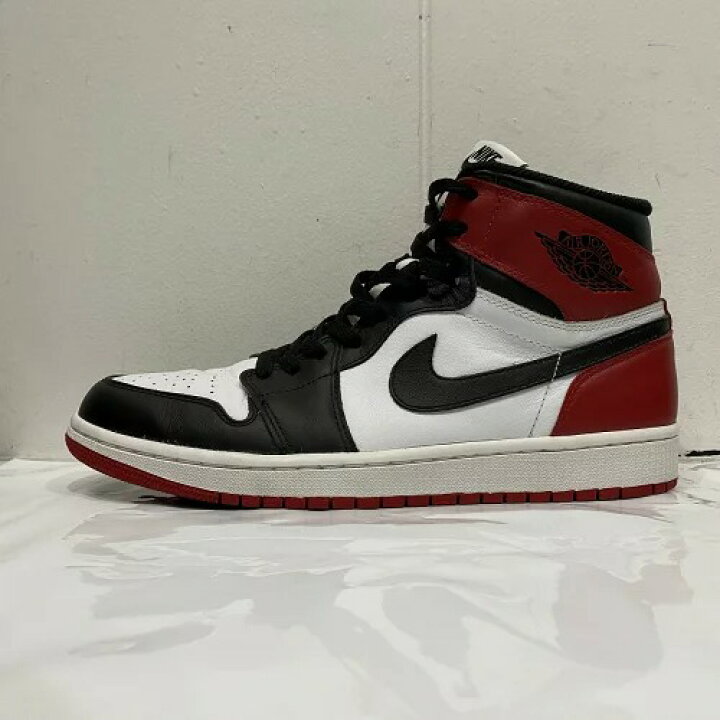 楽天市場】NIKE AIR JORDAN 1 RETRO HIGH OG BLACK TOE 28cm 555088  