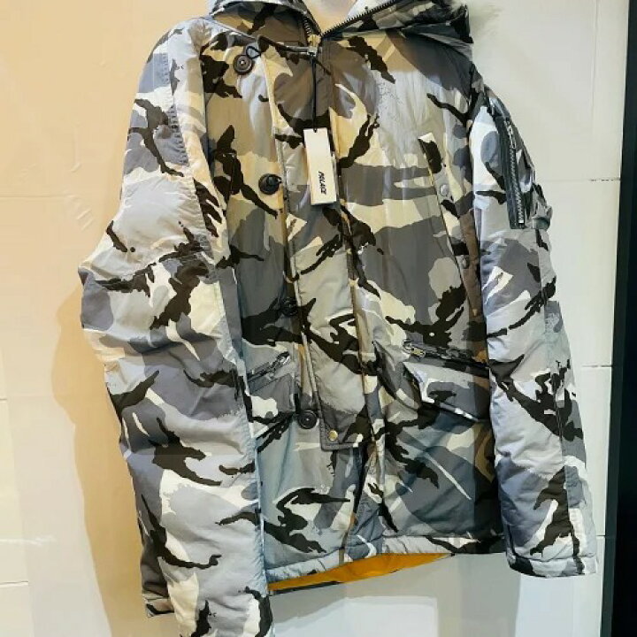 楽天市場】PALACE P-3B DOWN JACKET Lサイズ カモフラ パレス ダウン 