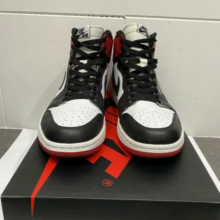 楽天市場】NIKE AIR JORDAN 1 RETRO HIGH OG BLACK TOE 28cm 555088 