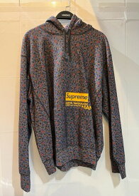 SUPREME 21aw JUNYA WATANABE COMME des GARCONS MAN Hooded Sweatshirt Black Flowers Lサイズ シュプリーム ジュンヤワタナベ コムデギャルソン フーデッド スウェットシャツ ブラックフラワーズ フーディ パーカー 21fw 南堀江店【中古】