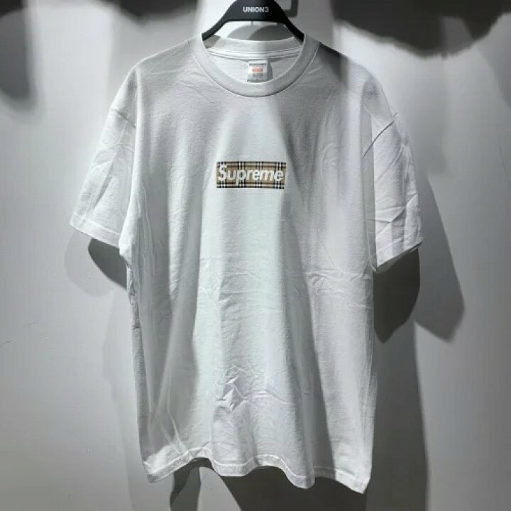 楽天市場】Supreme 22ss Burberry Box Logo Tee Lサイズ シュプリーム 