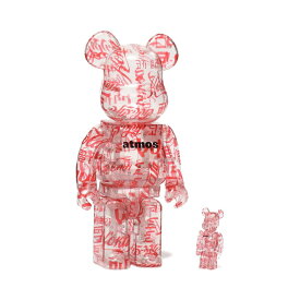 MEDICOM TOY ATMOS BE@RBRICK COCA-COLA CLEAR 100％ & 400％ メディコムトイ×アトモス ベアブリック コカコーラ クリアー 心斎橋店【中古】