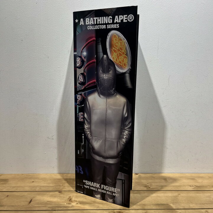 楽天市場】A BATHING APE SHARK FIGURE SILVER テリヤキ星人 BAPE ア  