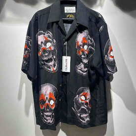 WACKO MARIA 56 TATTOO STUDIO S/S HAWAIIAN SHIRT (TYPE 2) BLACK 56TS-WM-HI07 ワコマリア ハワイアンシャツ 南堀江店【中古】