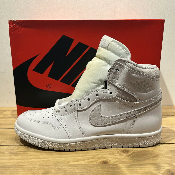 楽天市場】NIKE 21ss AIR JORDAN 1 HIGH 85 Neutral Grey 27cm BQ4422  
