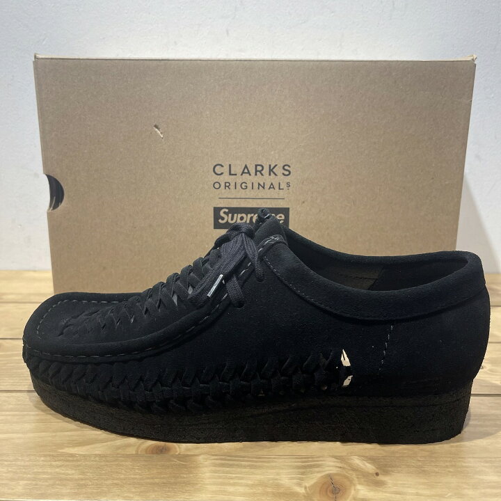 楽天市場】Supreme 21aw CLARKS WOVEN WALLABE US9.5 Black クラークス 