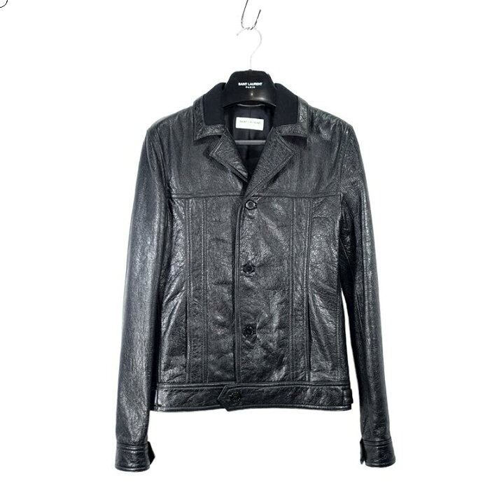 楽天市場】SAINT LAURENT PARIS 14aw Trapper Leahter Jacket サン 