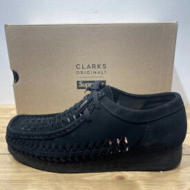 Supreme 21aw CLARKS WOVEN WALLABE US-10 Black クラークス ブラック シューズ ブーツ BOOTS 心斎橋店【中古】