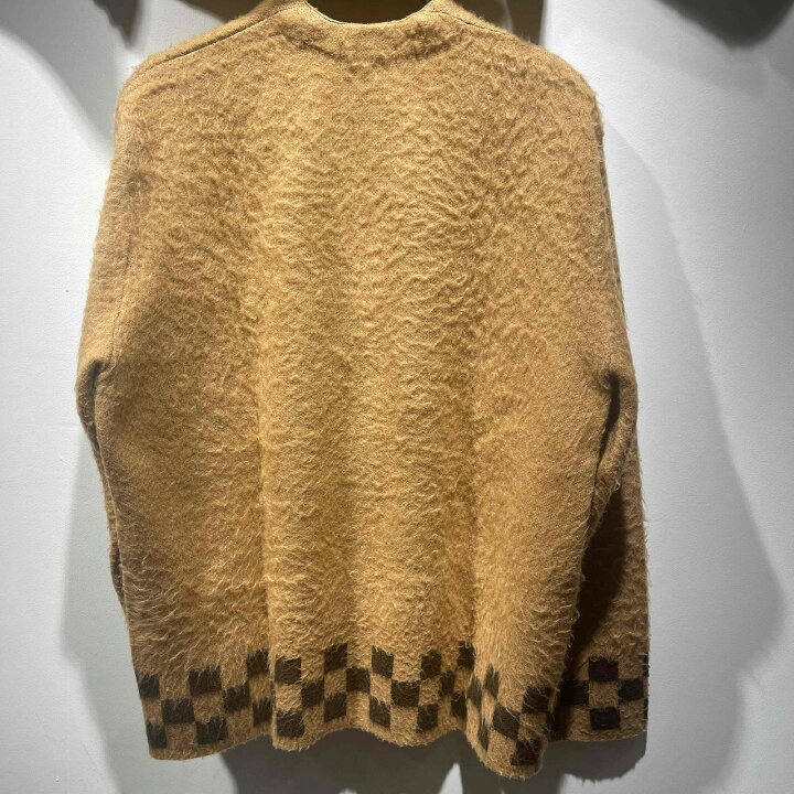 楽天市場】21ss Supreme Brushed Checkerboard Cardigan Tan Size-M 