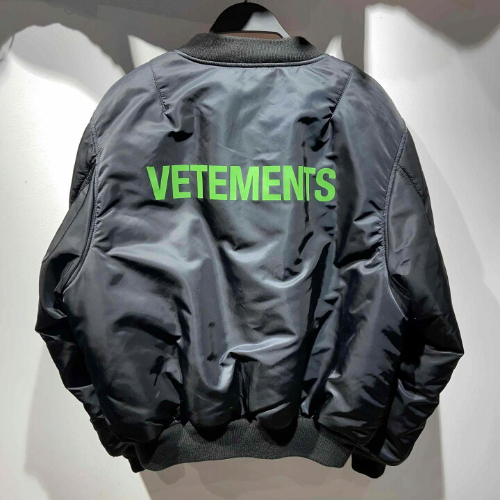 楽天市場】VETEMENTS 18ss ALPHA BOMBER MA-1 JACKET MSS18JA44 M 