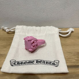 CHROME HEARTS COCL&TAIL PLSTC RING "PINK" SIZE-M クロムハーツ ラバーリング ピンク 心斎橋店【中古】