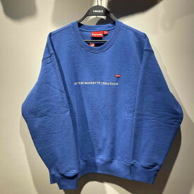 SUPREME 22aw SMALL BOX LOGO CREW NECK PARIS SHOP EXCLUSIVE Lサイズ シュプリーム スモールボックスロゴ クルーネック スウェット パリショップ限定 心斎橋店【中古】