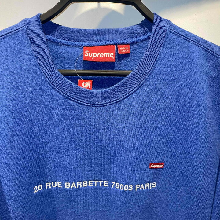楽天市場】SUPREME 22aw SMALL BOX LOGO CREW NECK PARIS SHOP 