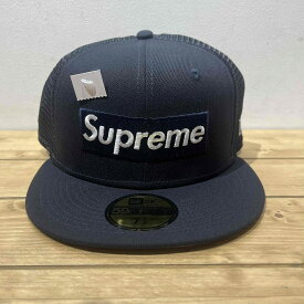 Supreme 23ss Box Logo Mesh Back New Era Cap (7 3/8 58.7cm) シュプリーム メッシュ ボックスロゴ ニューエラキャップ 南堀江店【中古】